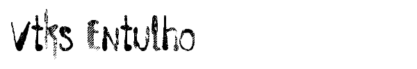 Vtks Entulho font preview
